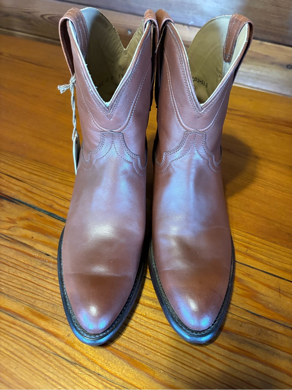 Women’s Tecovas Brown Leather Western Boots